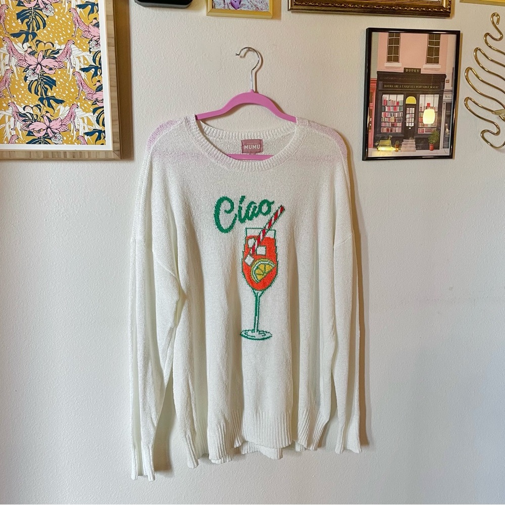 Show Me Your Mumu Ciao Cocktail Woodsy Sweater - Picture 3 of 9